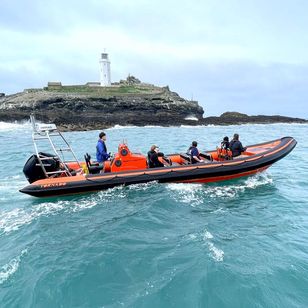 Godrevey Lighthouse Rib Ride St Ives